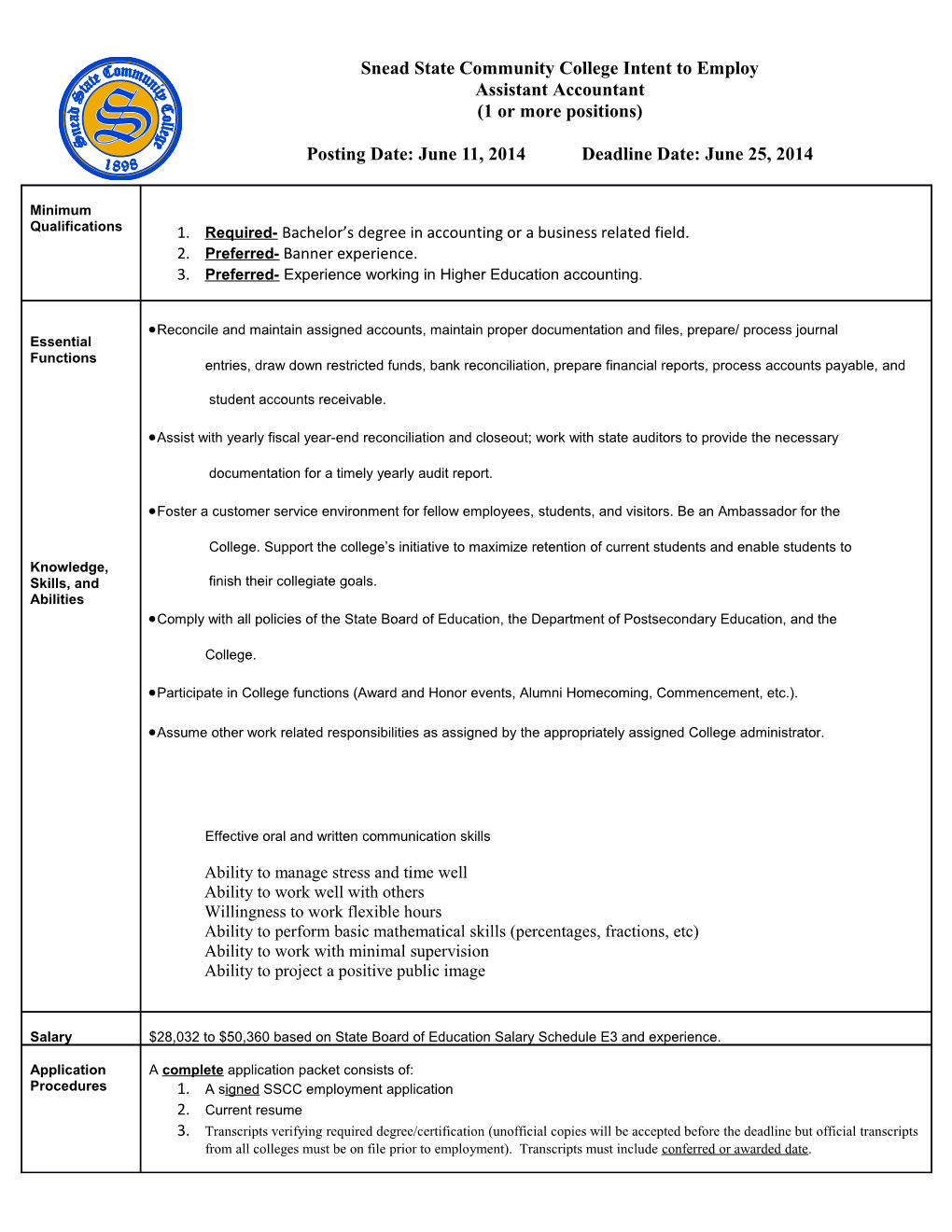 Required-Bachelor S Degree in Accounting Or a Business Related Field