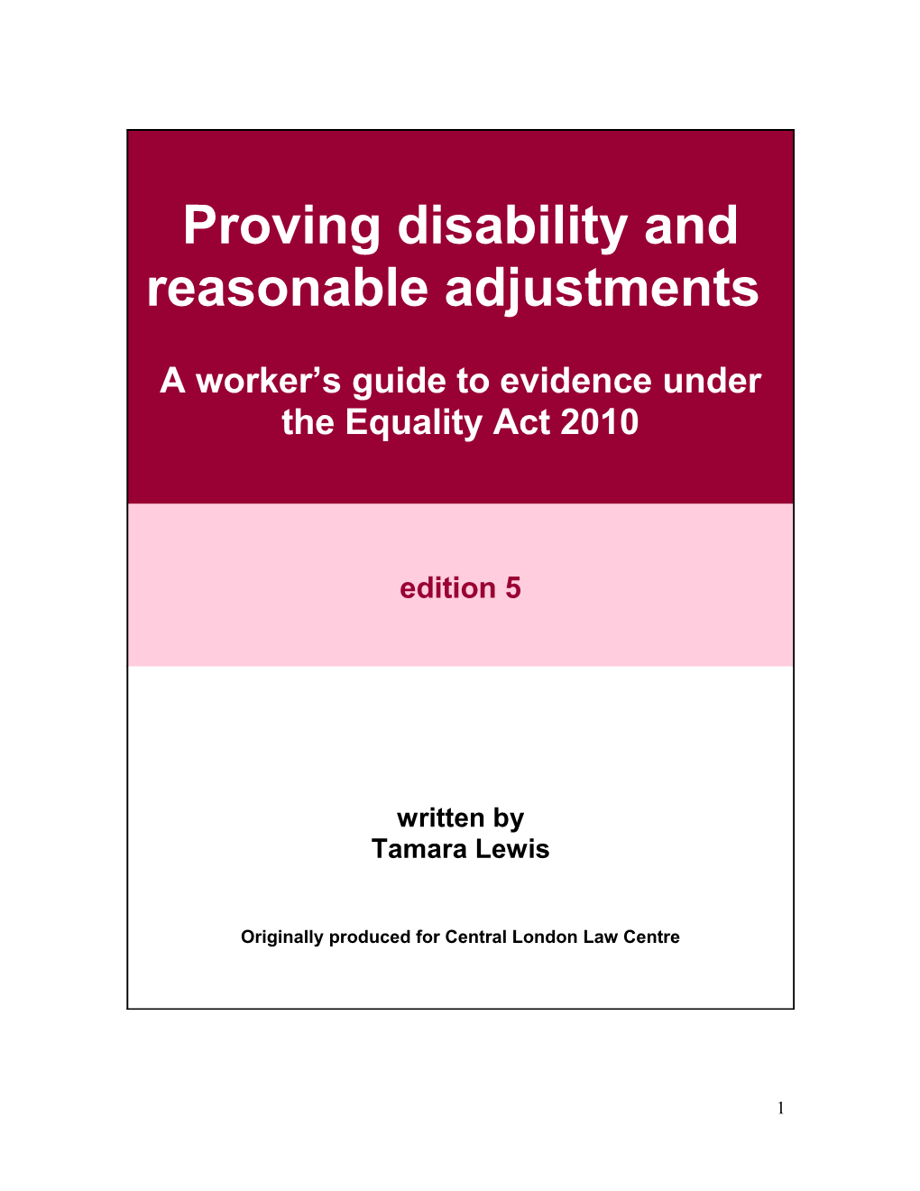 Who Is Disabled Under the Eqa 10