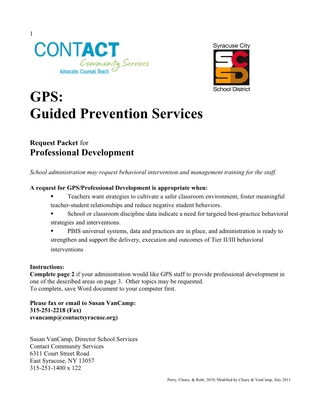 Guided Prevention Services