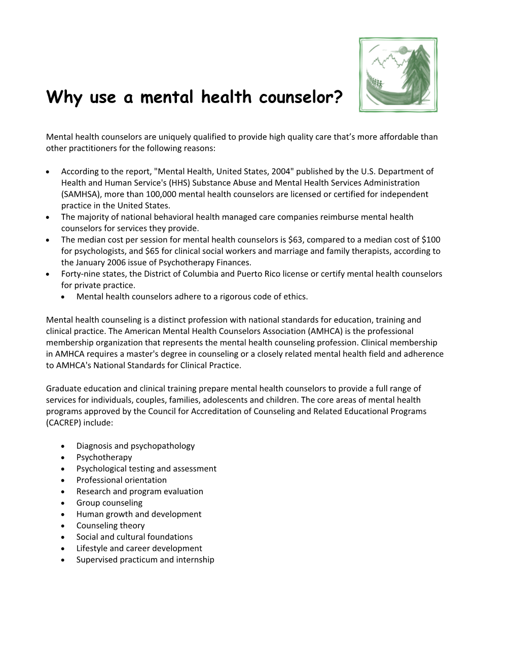 Why Use a Mental Health Counselor