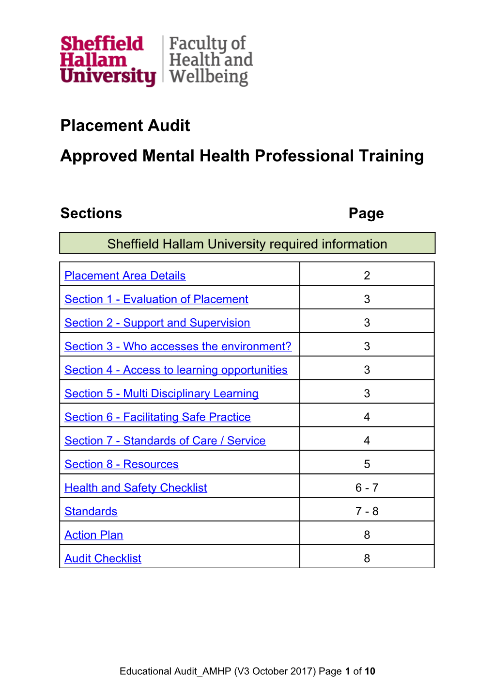 Approved Mental Health Professional Training