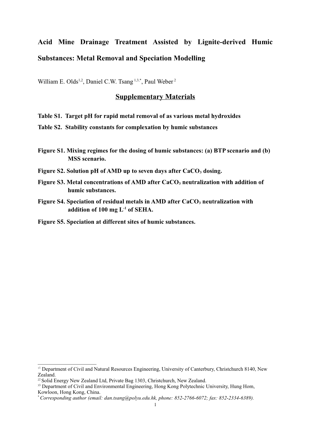 Table S1. Target Ph for Rapid Metal Removal of As Various Metal Hydroxides