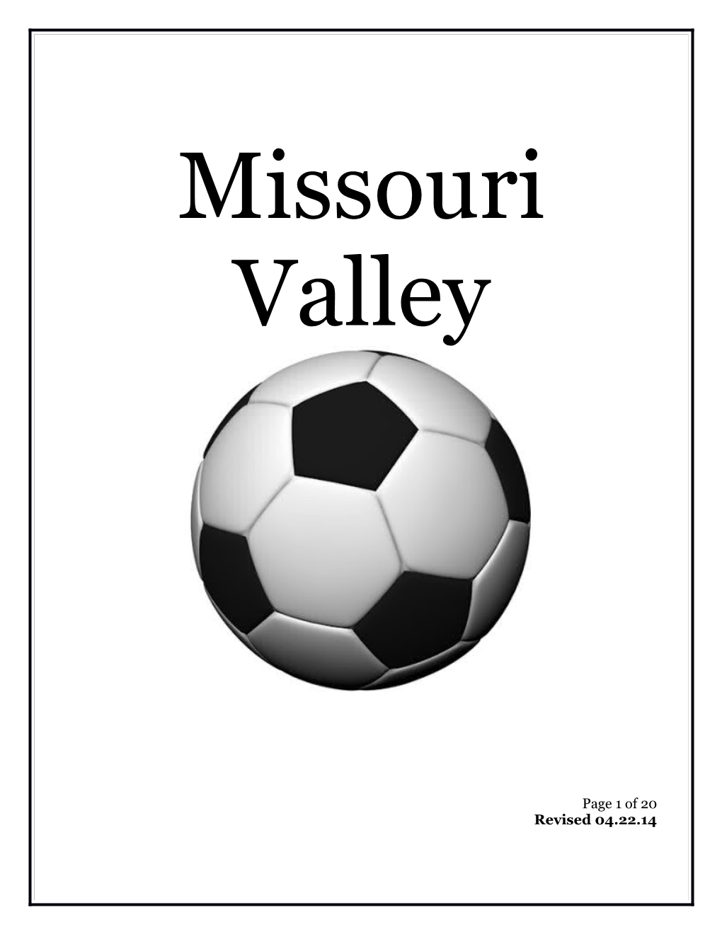 Missouri Valley Soccer Club Mission3