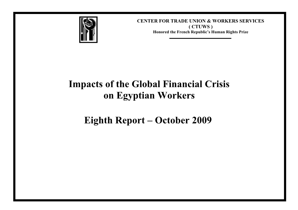 Impacts of the Global Financial Crisis
