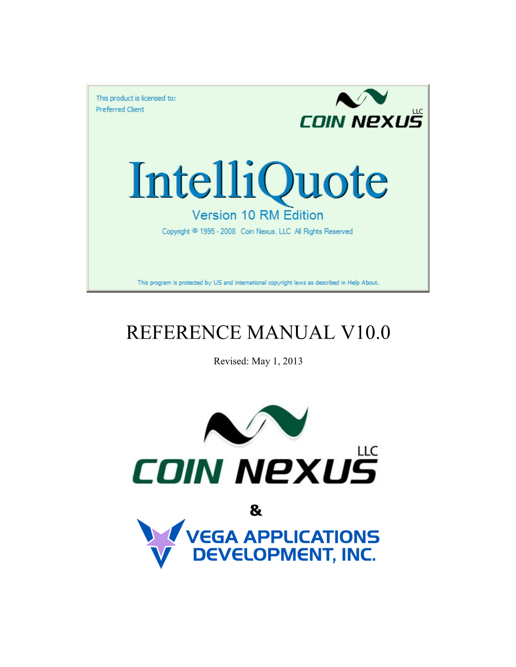 Reference Manual V10.0