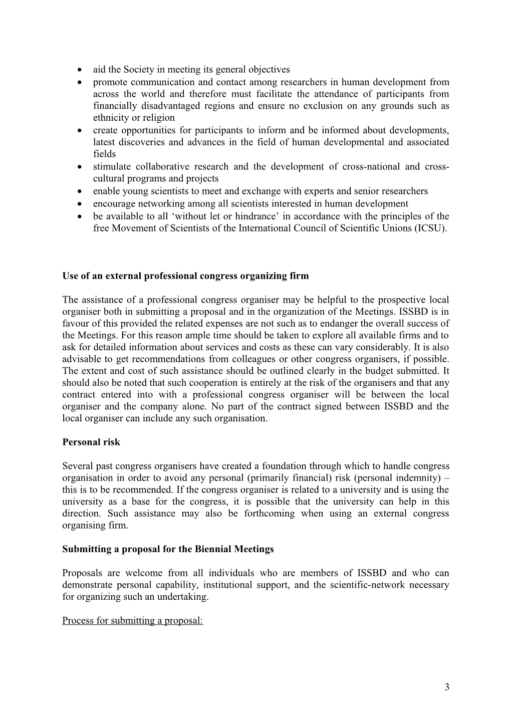International Society for the Study of Behavioural Development (ISSBD)