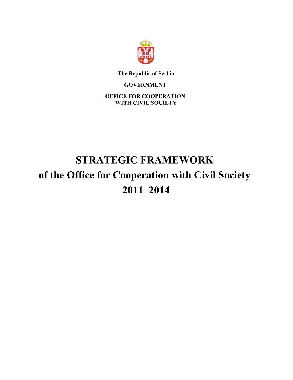 Of the Office for Cooperation with Civil Society
