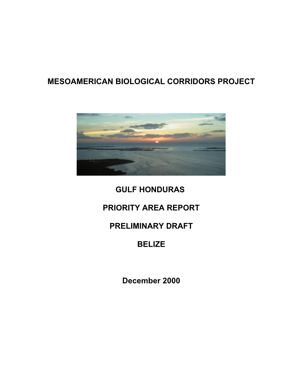 Mesoamerican Biological Corridors Project