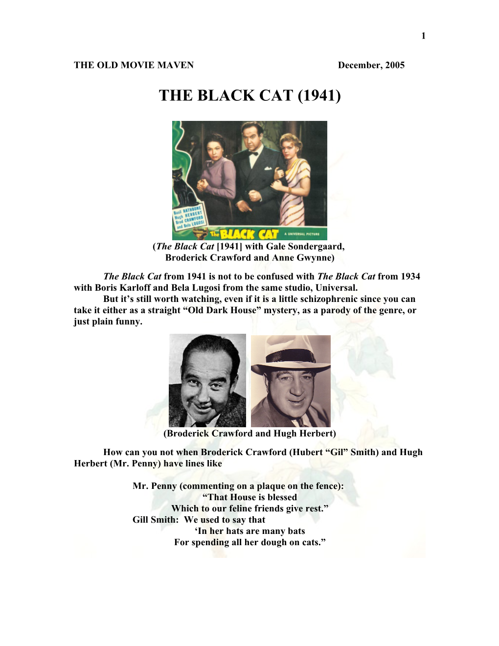 The Black Cat (1941)