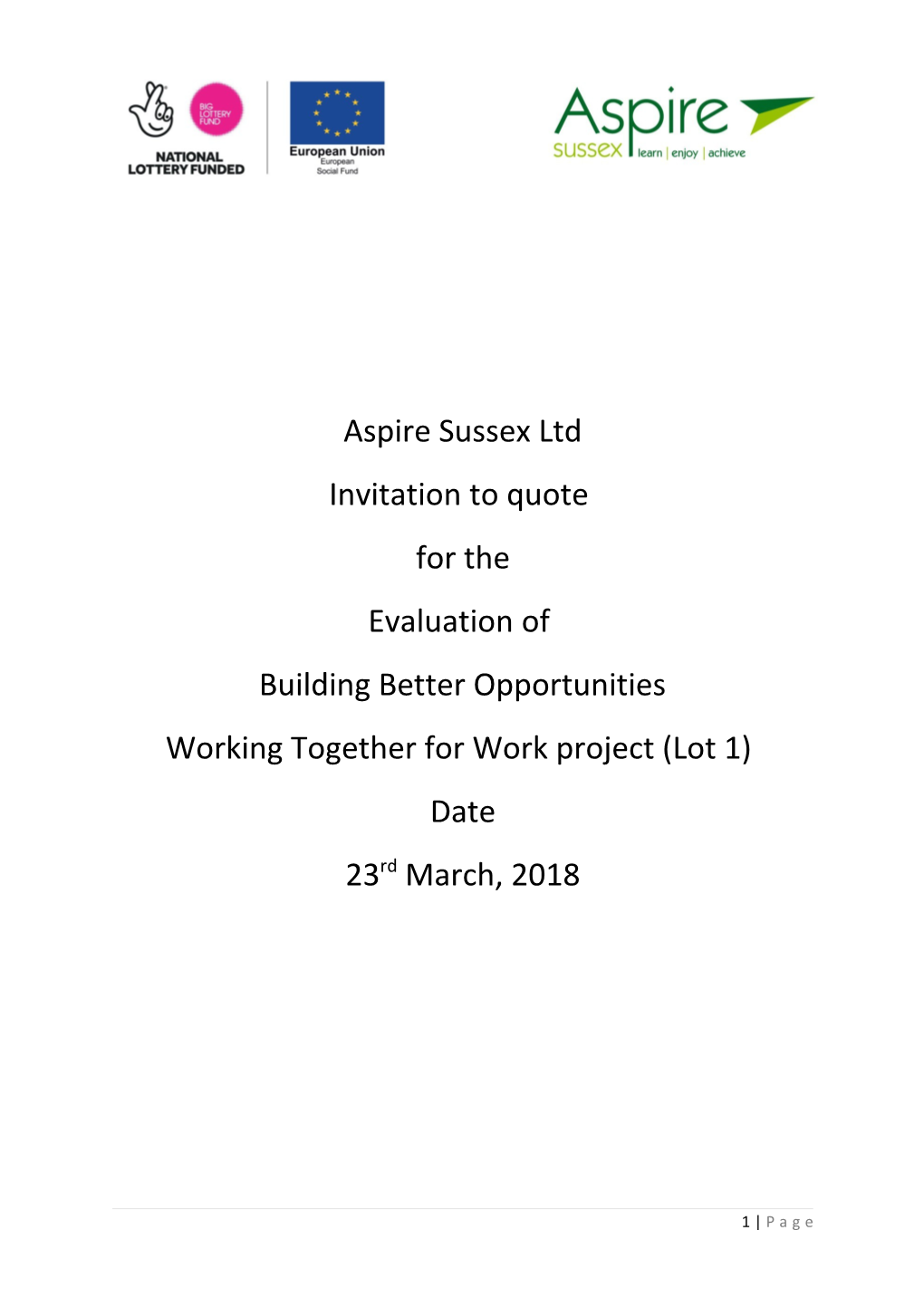 Aspire Sussex Ltd