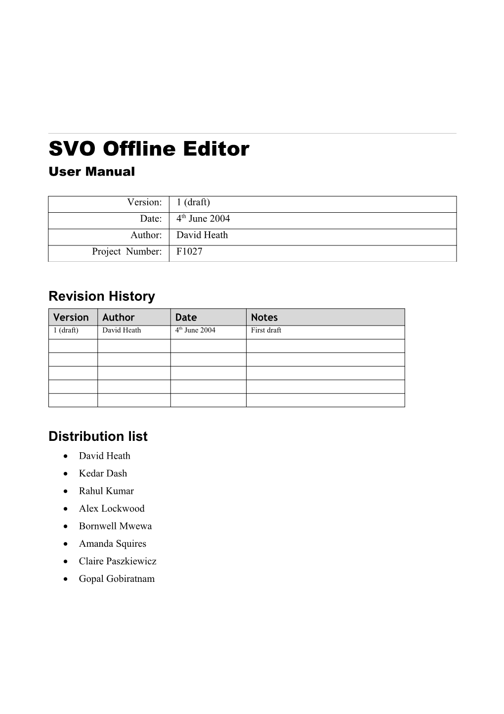 SVO Offline Editor User Manual