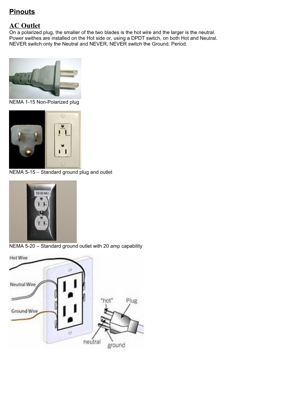 On a Polarized Plug, the Smaller of the Two Blades Is the Hot Wire and the Larger Is The