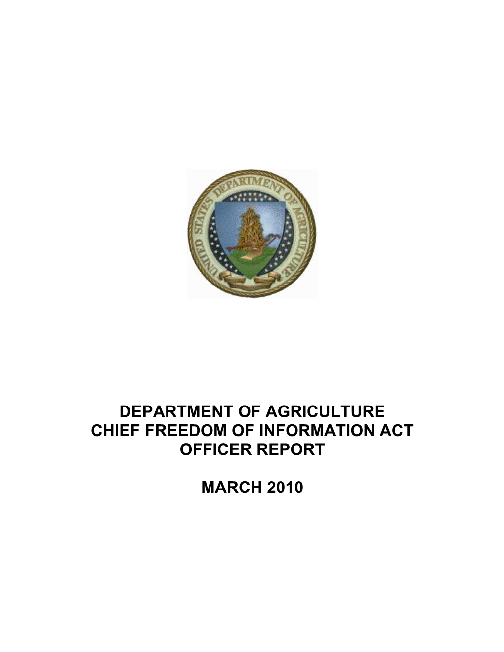 AMS Input for USDA S Chief FOIA Officer Report