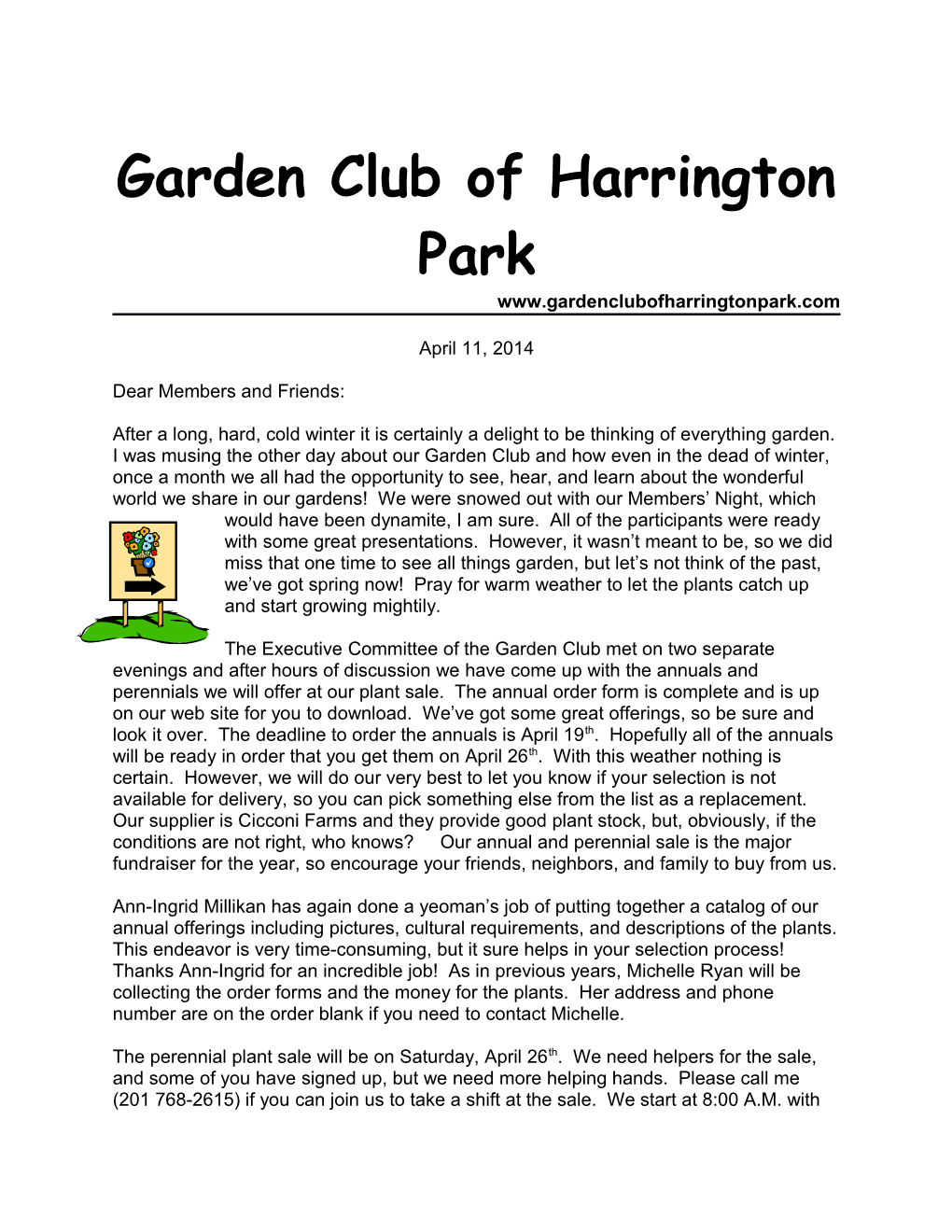 Garden Club of Harringtonpark