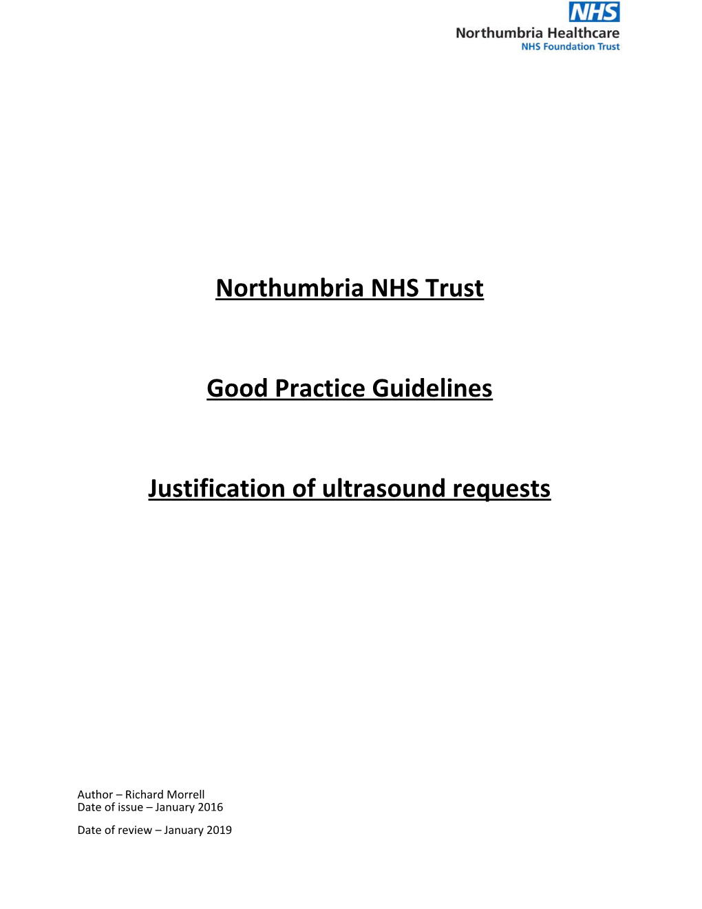 Northumbria NHS Trust