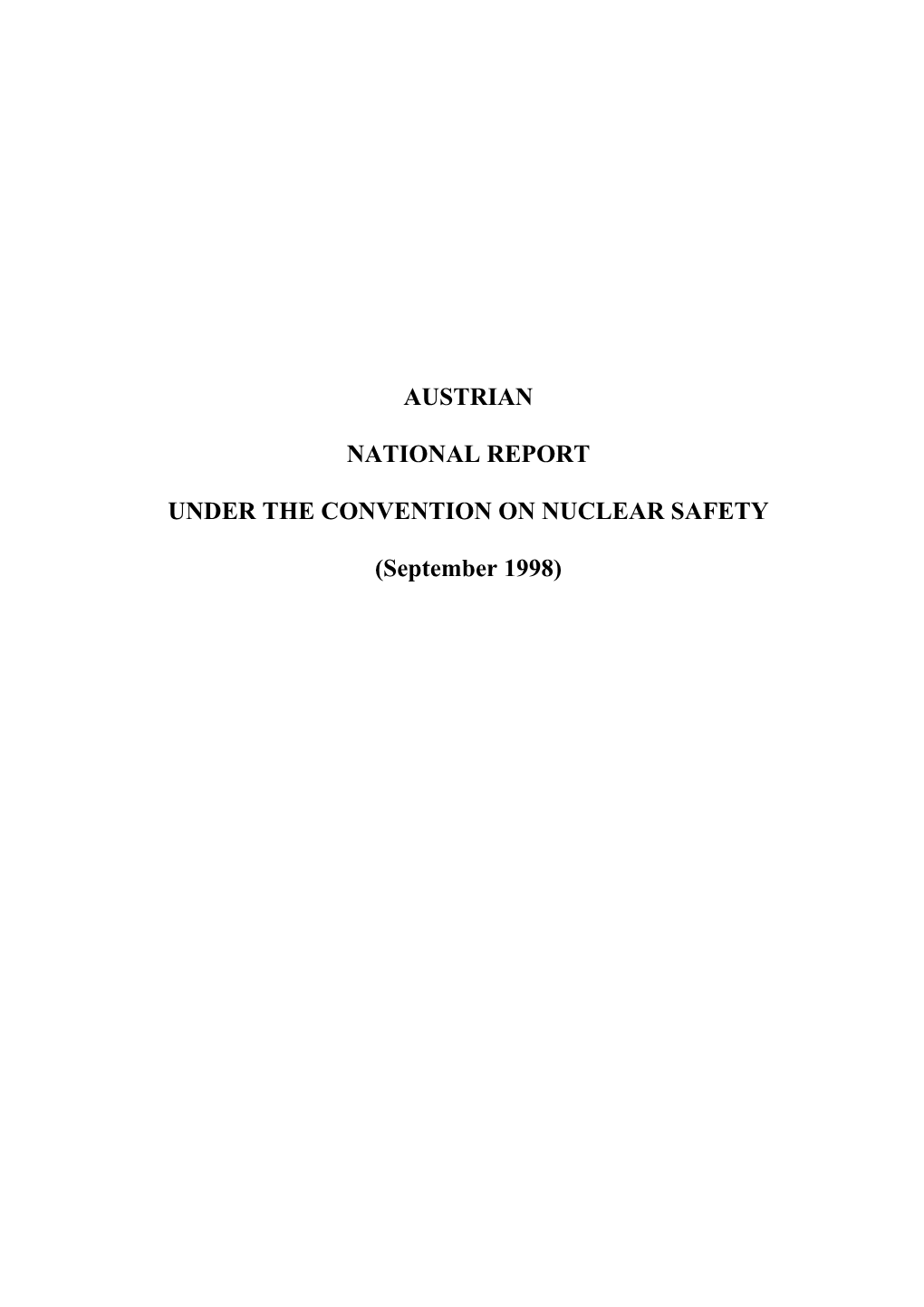 Under the Convention on Nuclear Safety