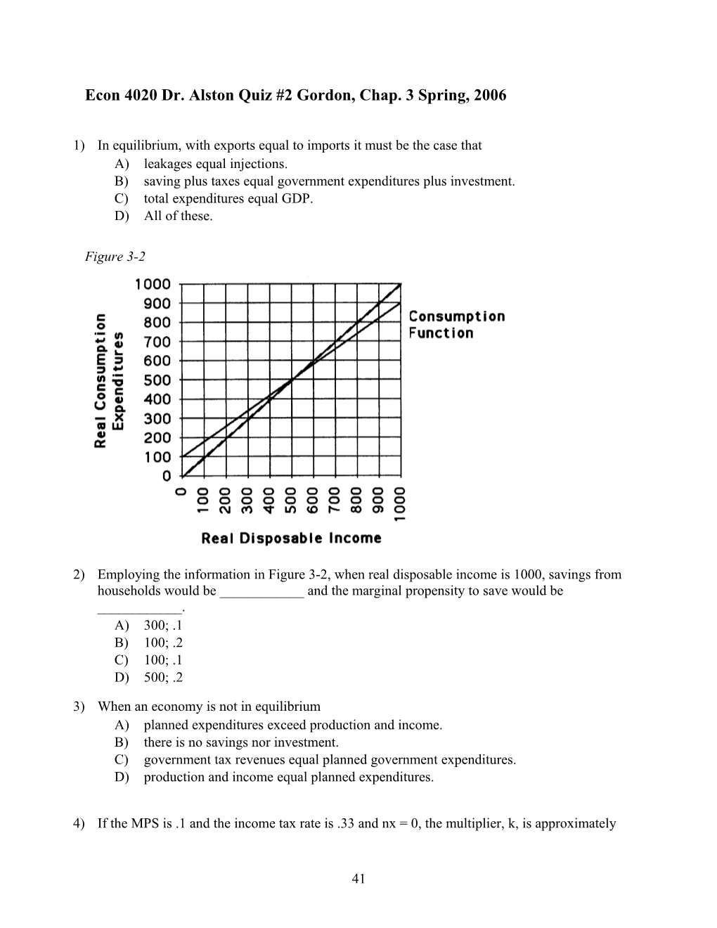 Chapter 3 the Simple Keynesian Theory of Income Determination