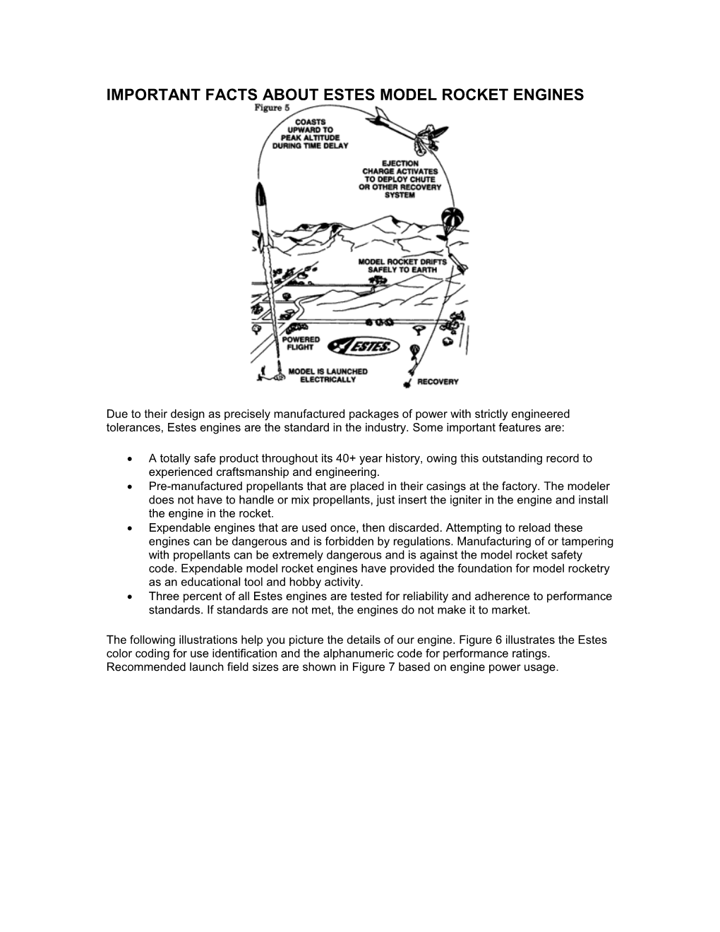 Important Facts About Estes Model Rocket Engines