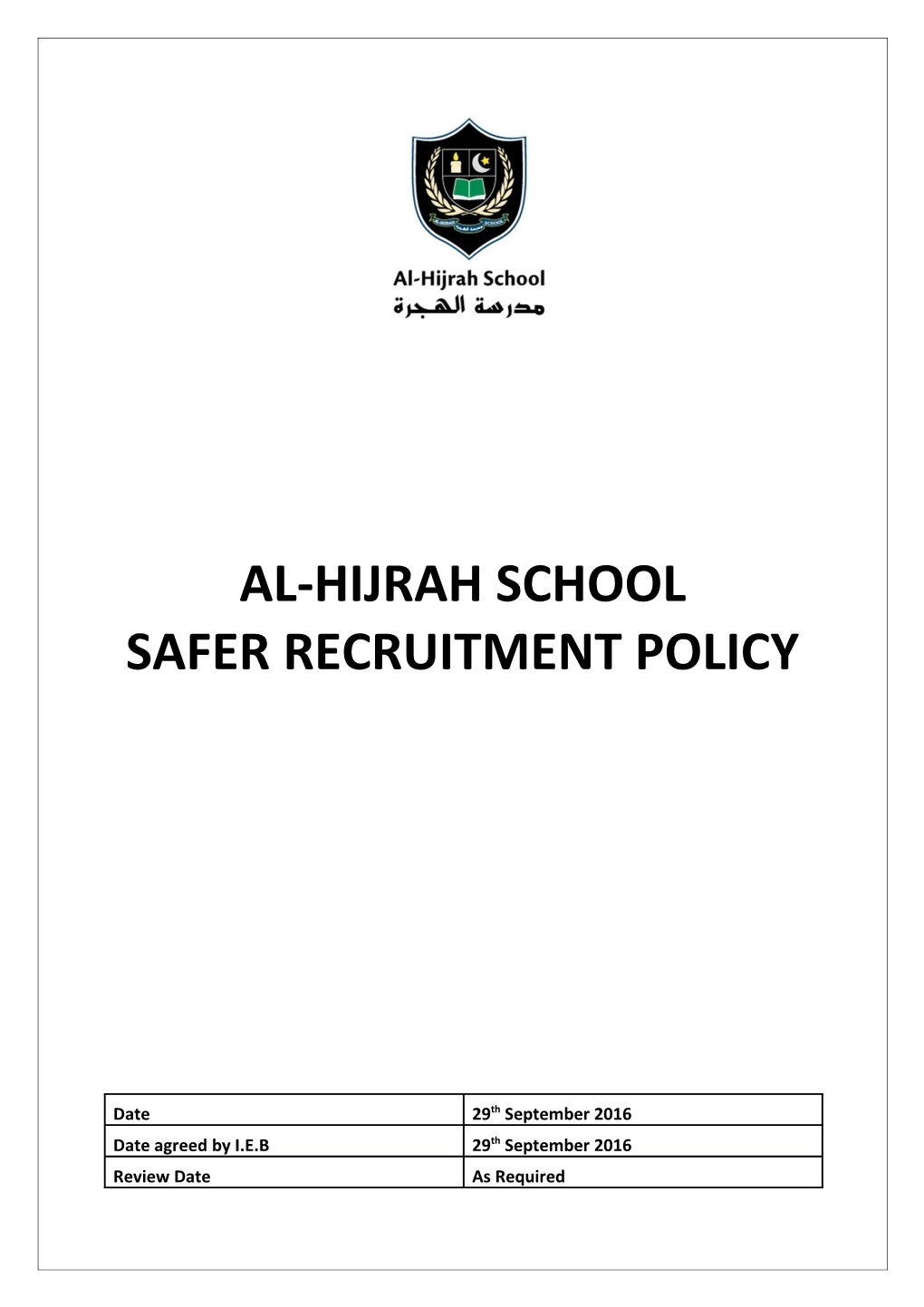 Al-Hijrah School