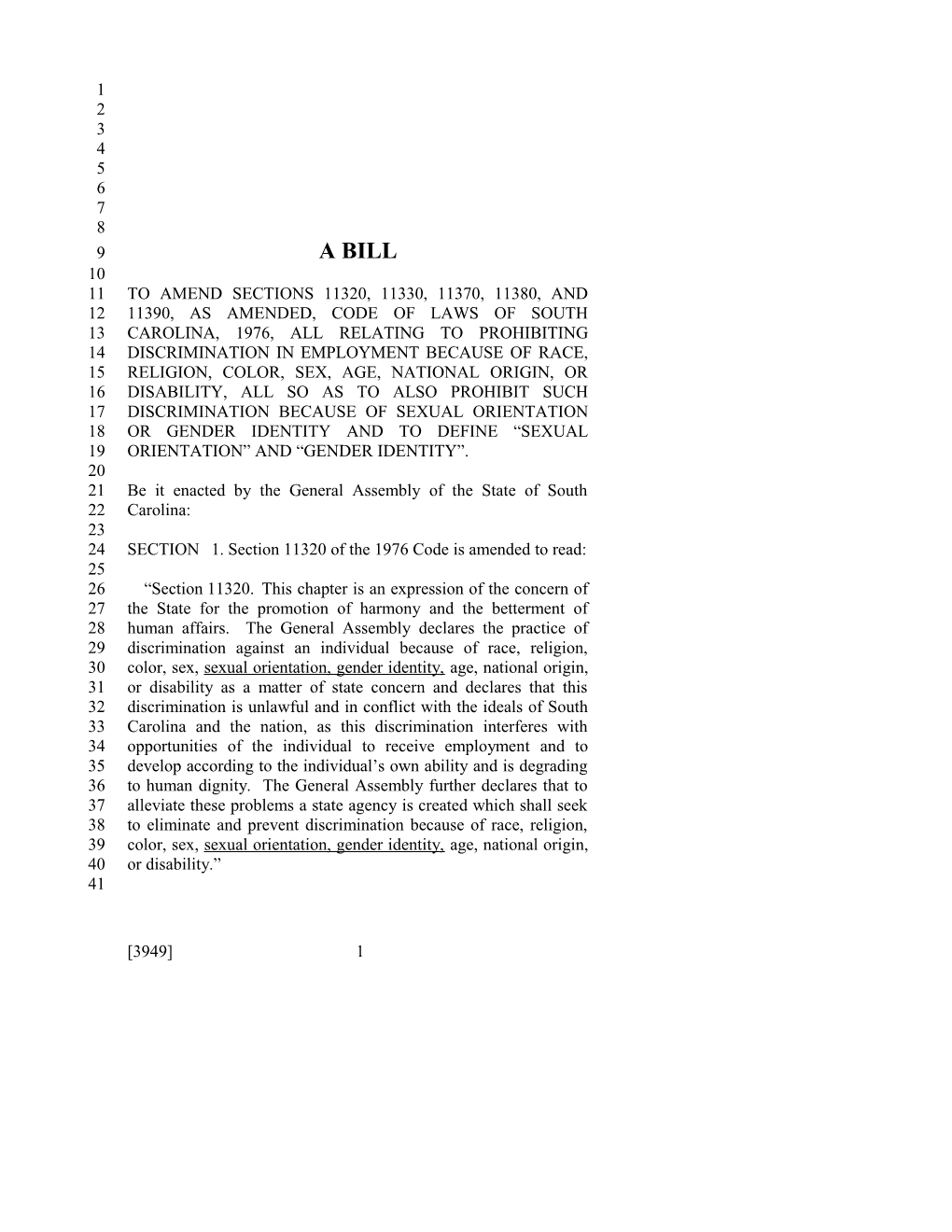 2015-2016 Bill 3949 Text of Previous Version (Apr. 14, 2015) - South Carolina Legislature Online