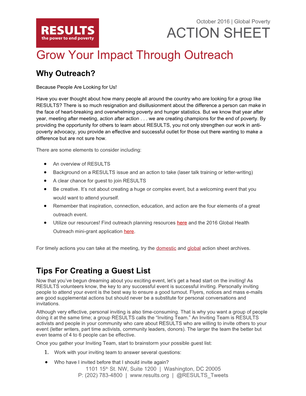 Grow Your Impact Through Outreach