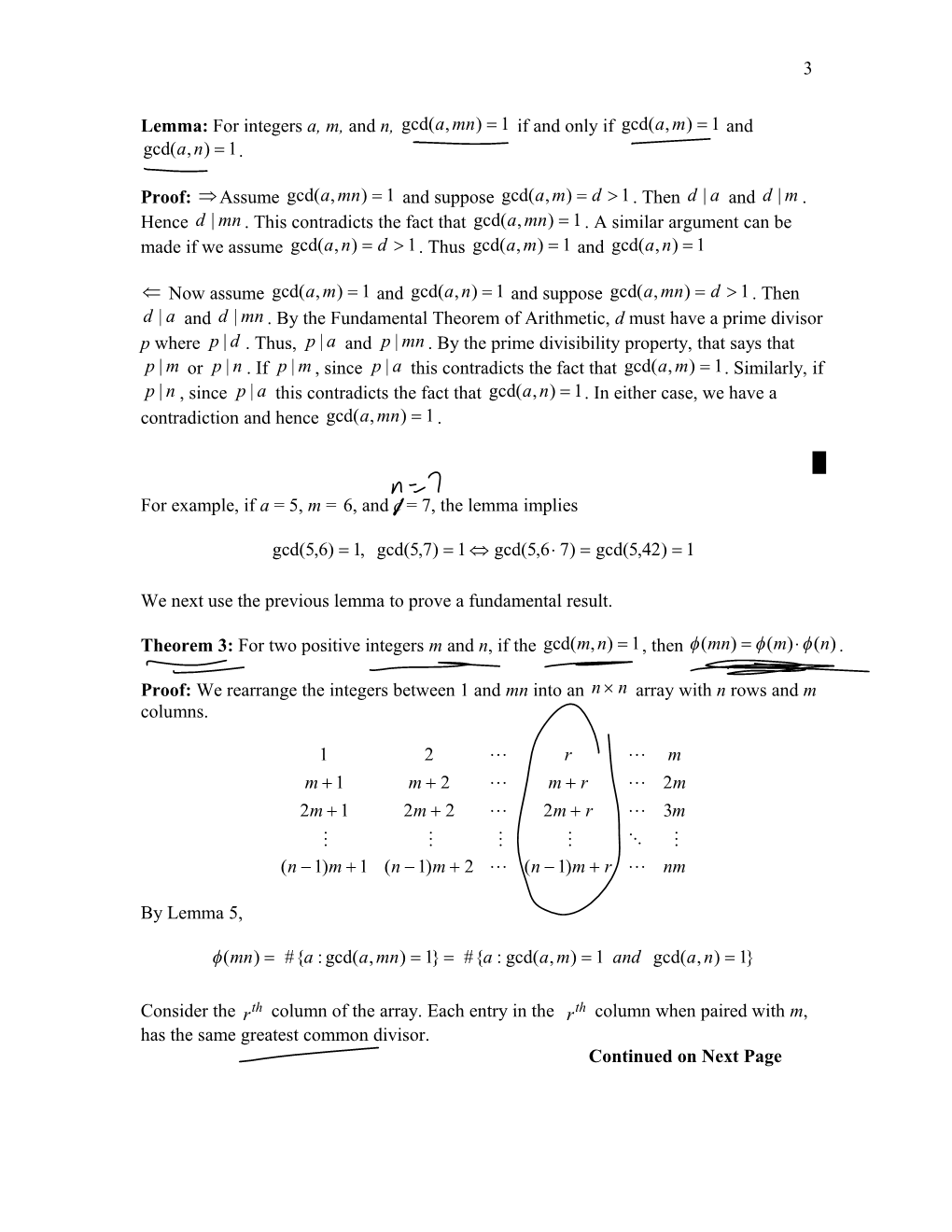 Chapter 11: Euler S Phi Function
