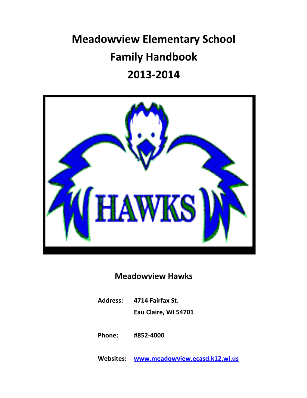 Meadowview Family Handbook