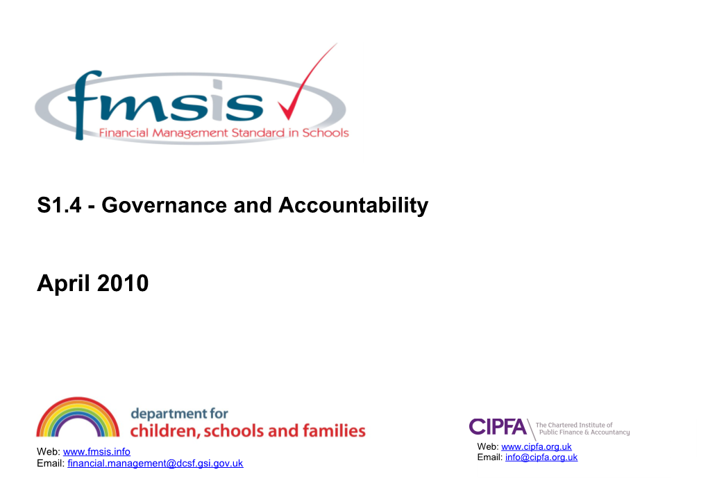 Governance and Accountability