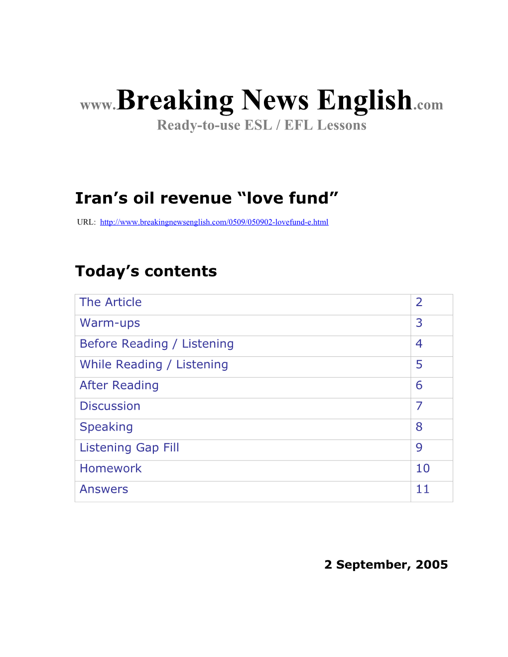 Iran S Oil Revenue Love Fund