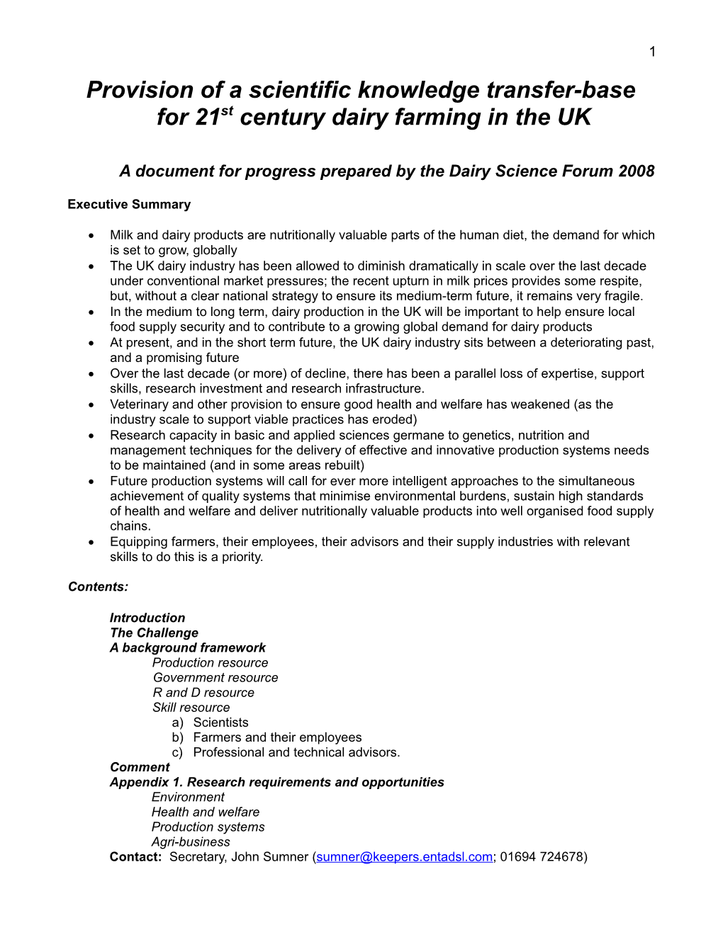 The Dairy Science Forum
