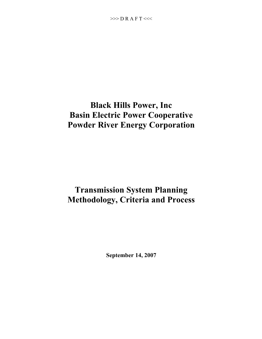 Black Hills Power, Inc