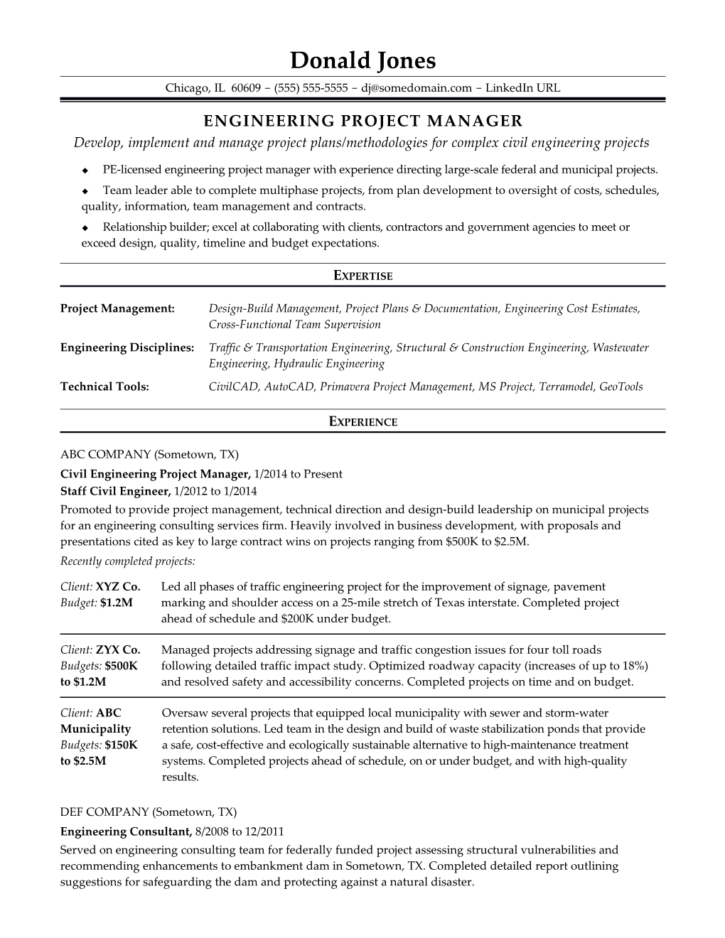 Midlevel Engineering Project Manager