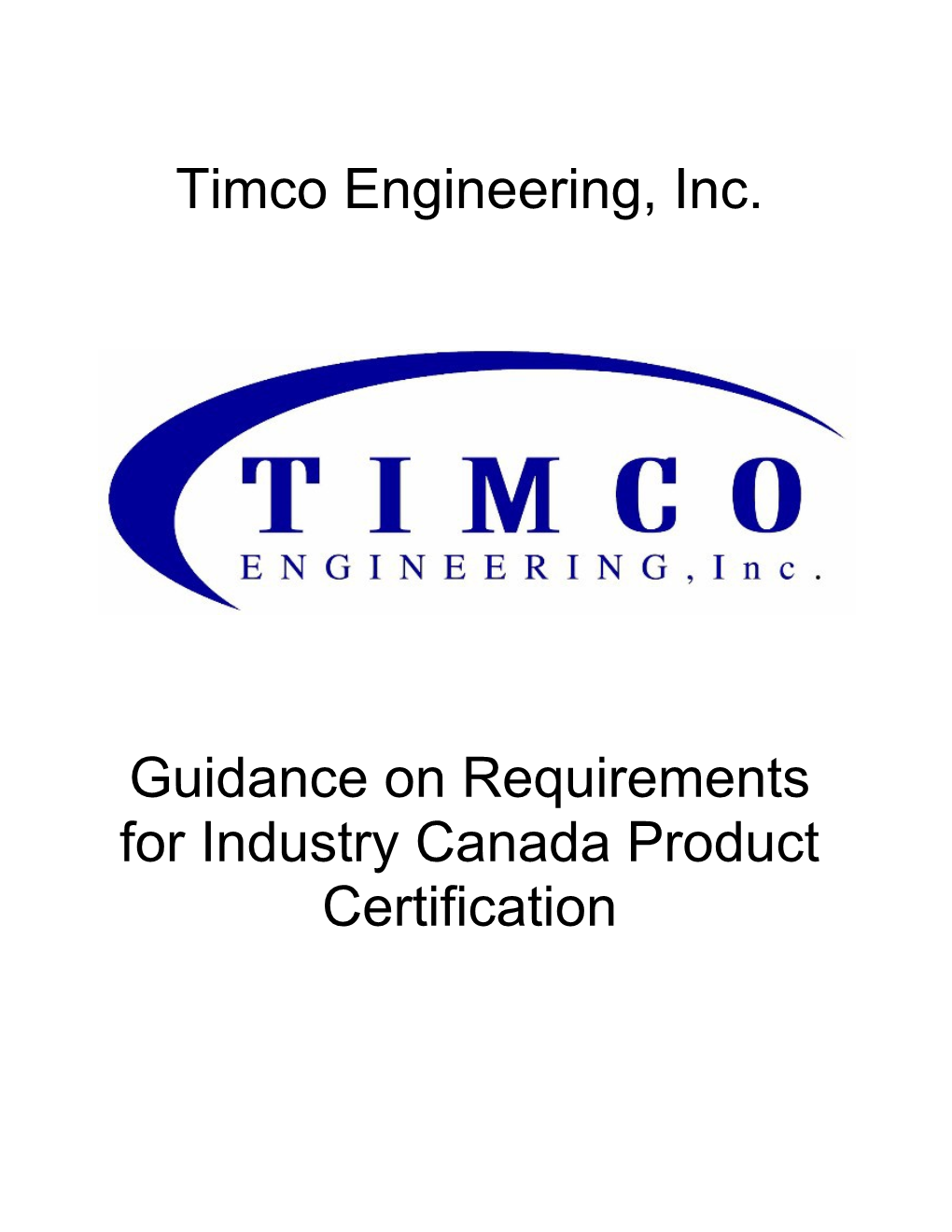 Timco Engineering, Inc