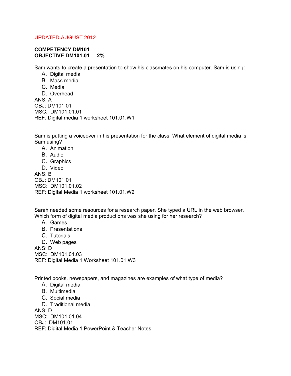 Dm 1 Team Final from Oct