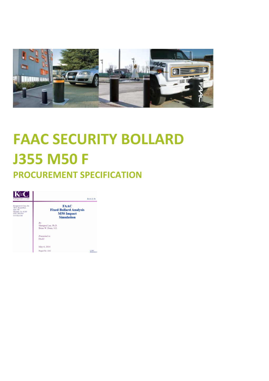 Faac Security Bollard