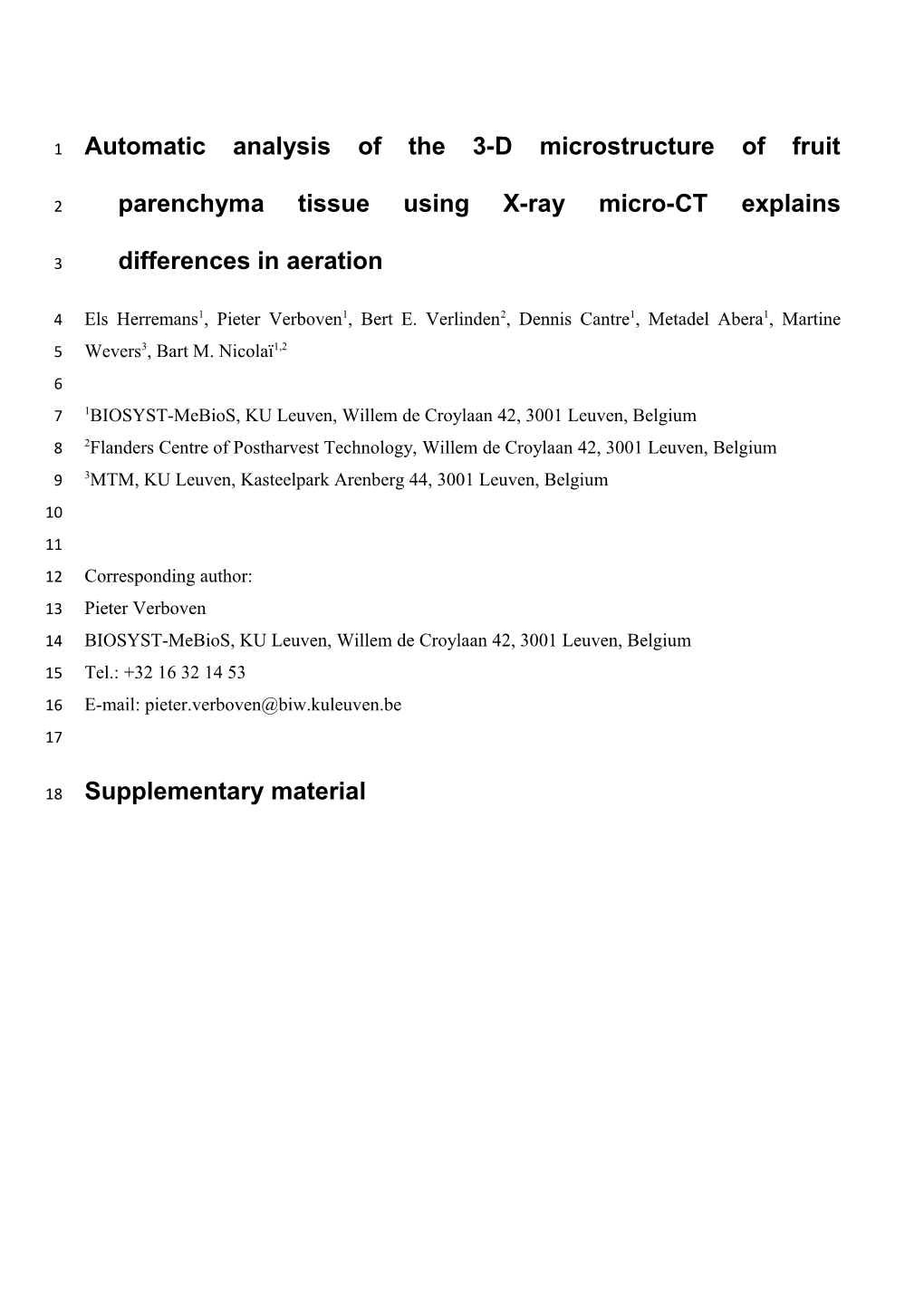 Automatic Analysis of the 3-D Microstructure of Fruit Parenchyma Tissue Using X-Ray Micro-CT