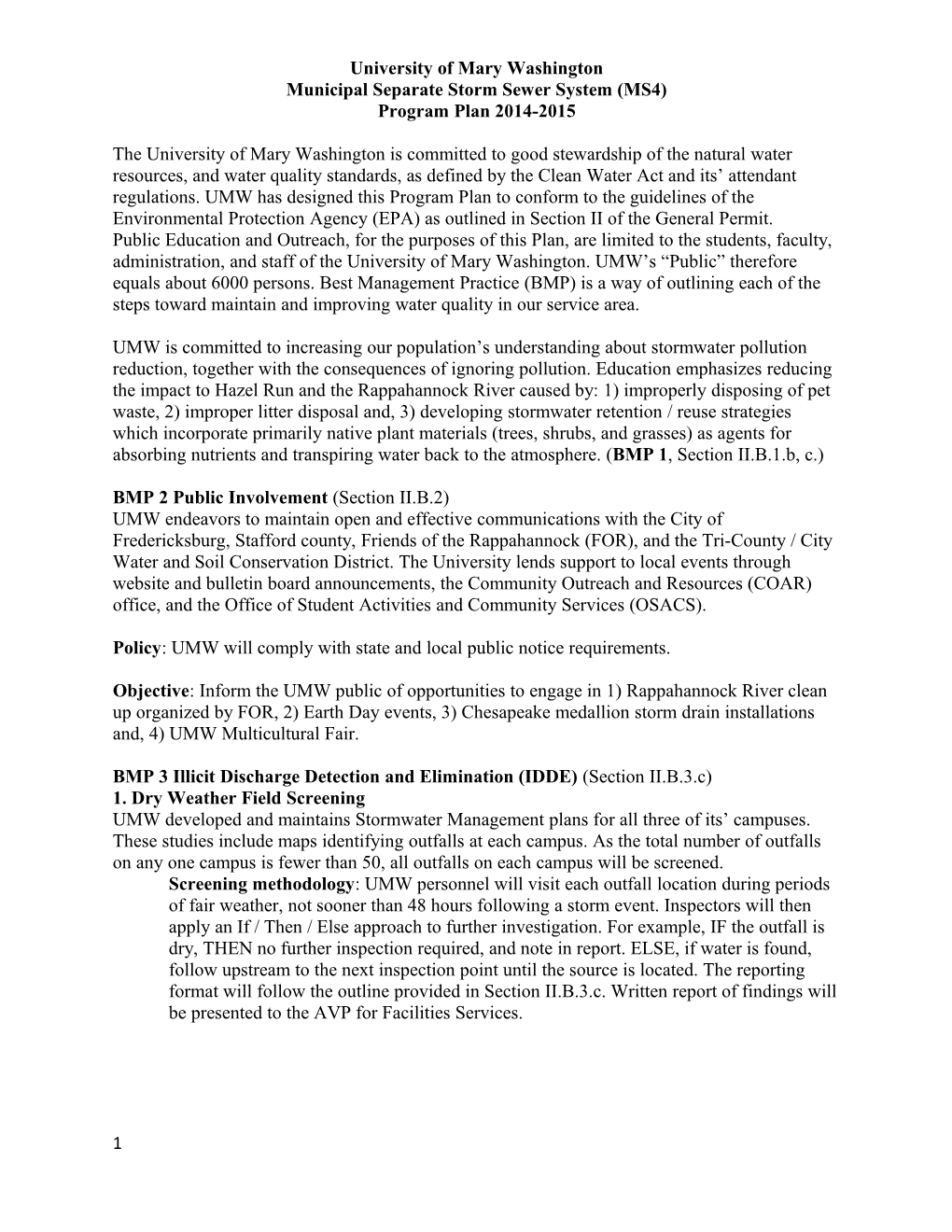 Municipal Separate Storm Sewer System (MS4)