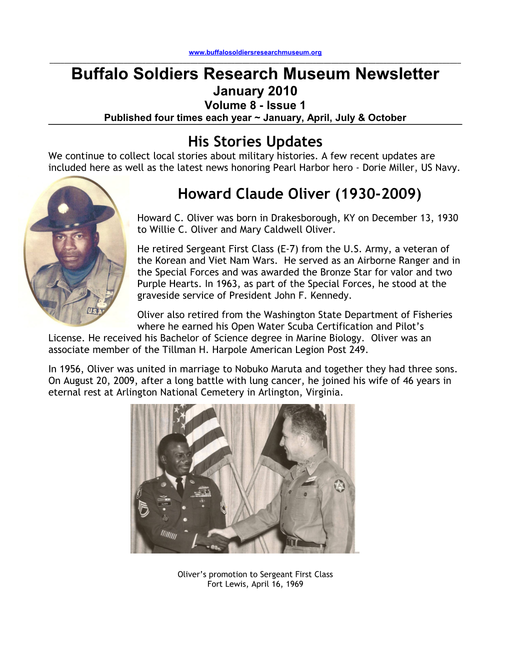 Buffalo Soldiersresearchmuseum Newsletter