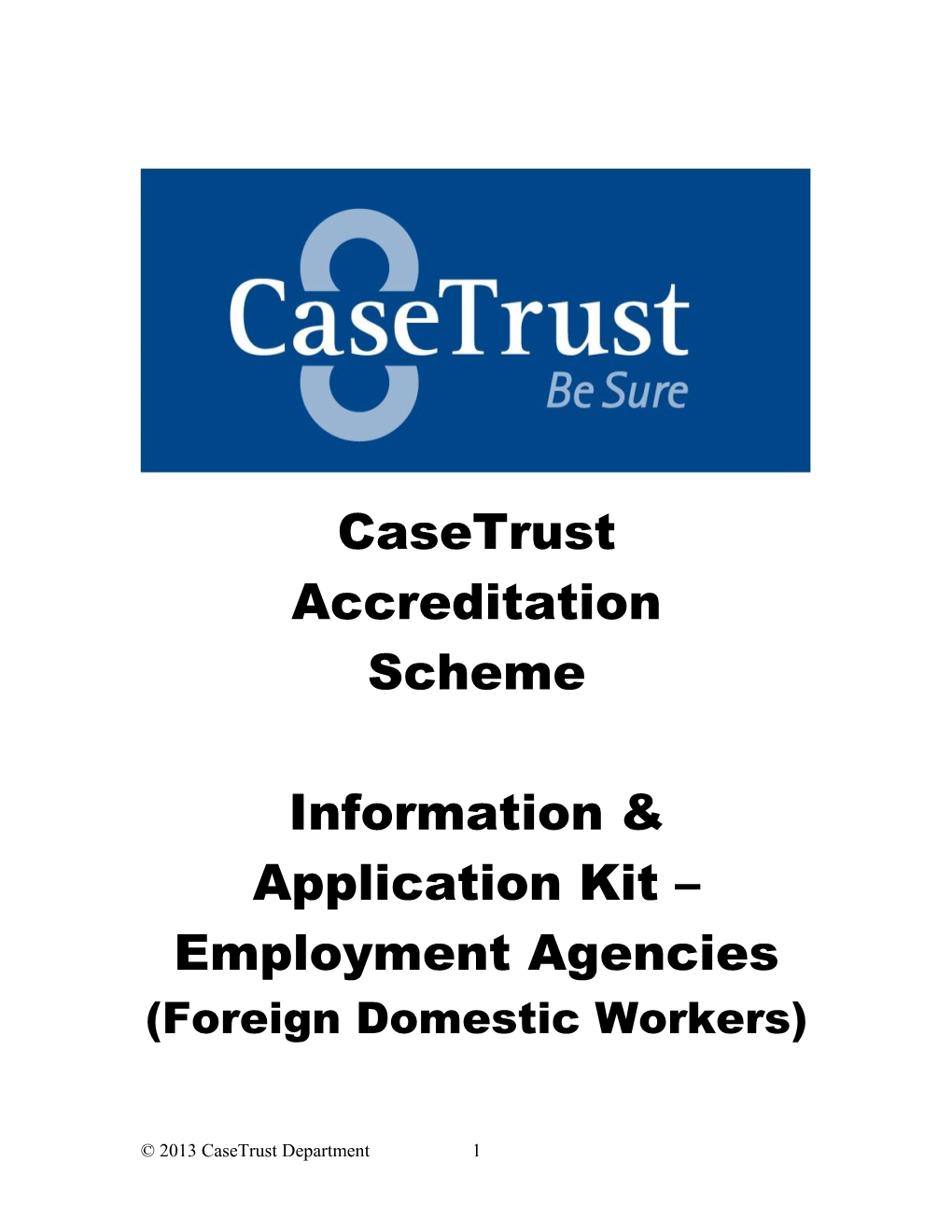 Information & Application Kit Employment Agencies (Foreign Domestic Workers)