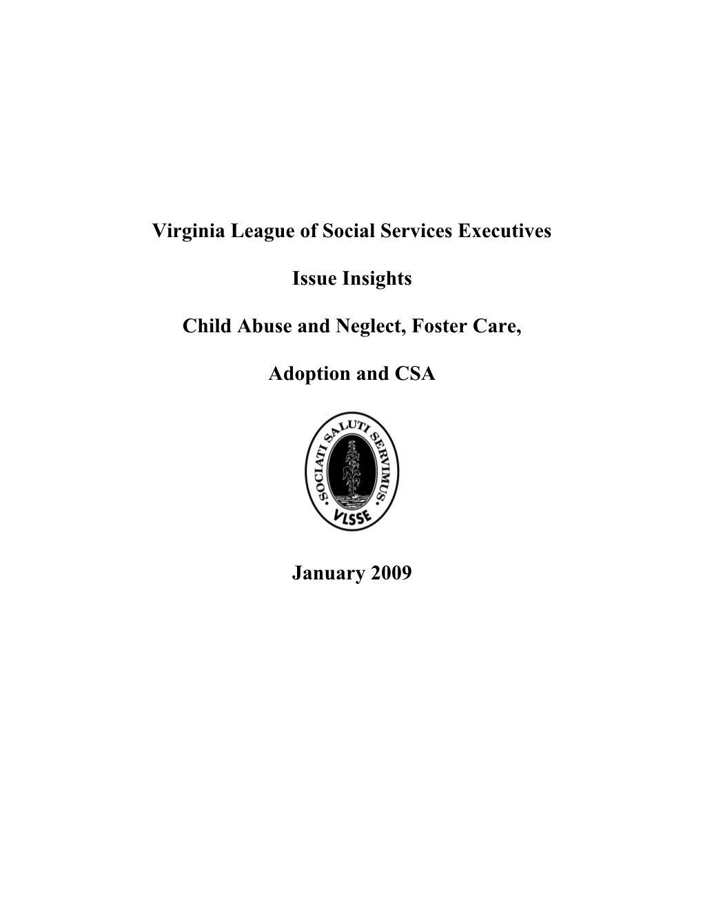 Virginia League of Social Services Executives