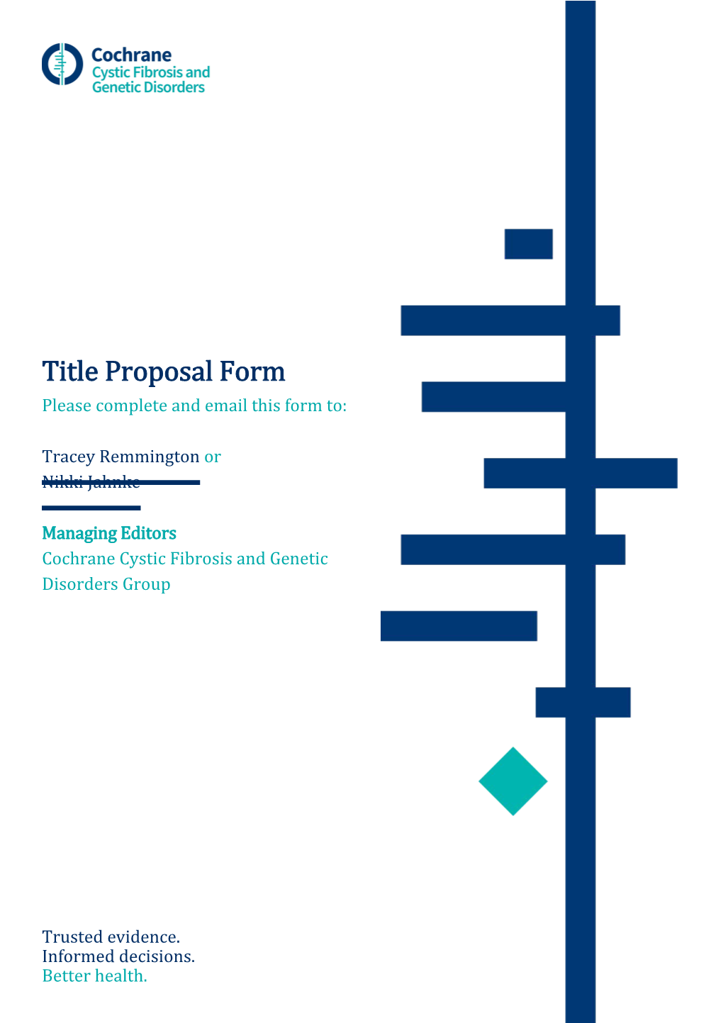 Title Proposal Form