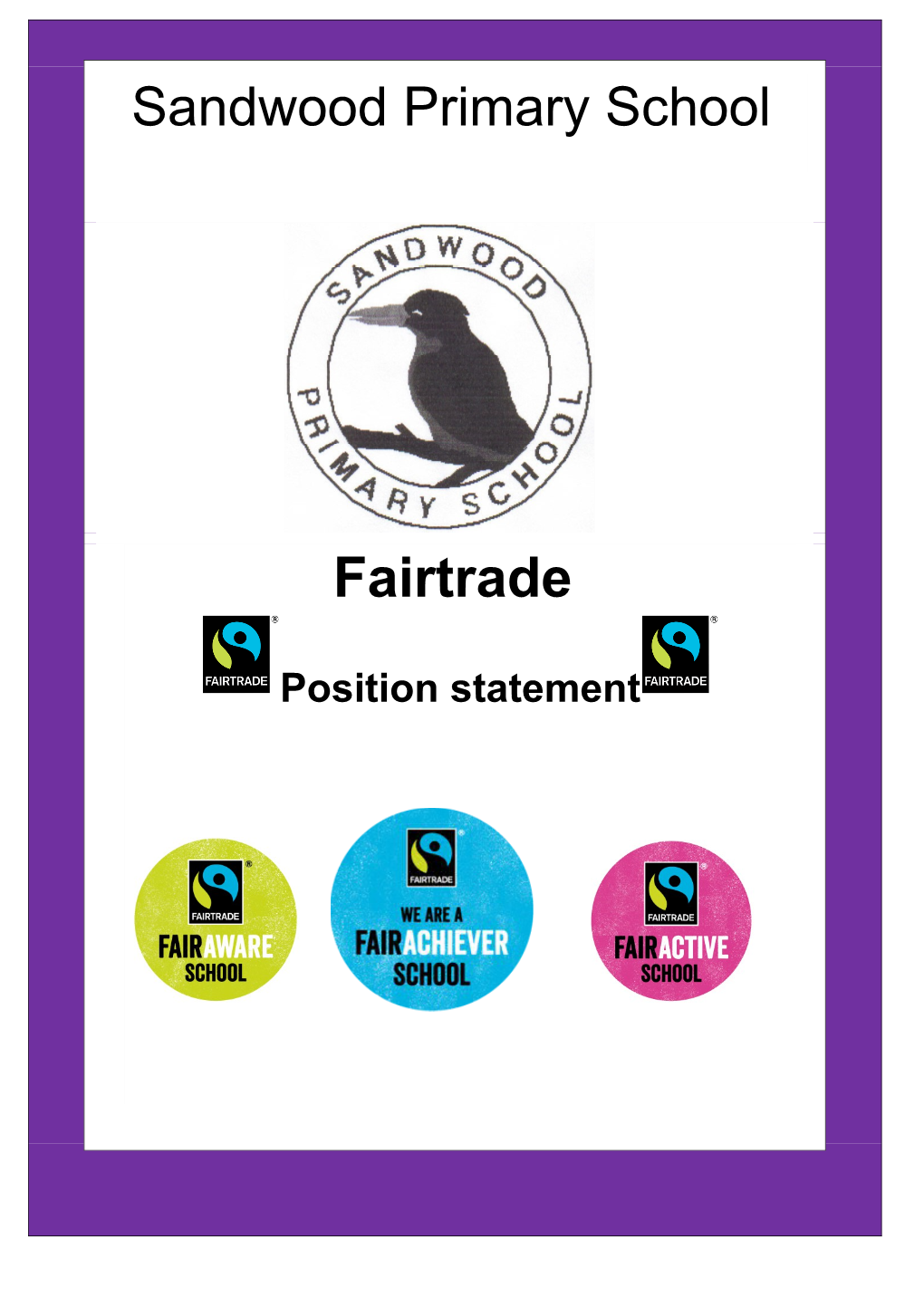 Fairtrade Position Statement