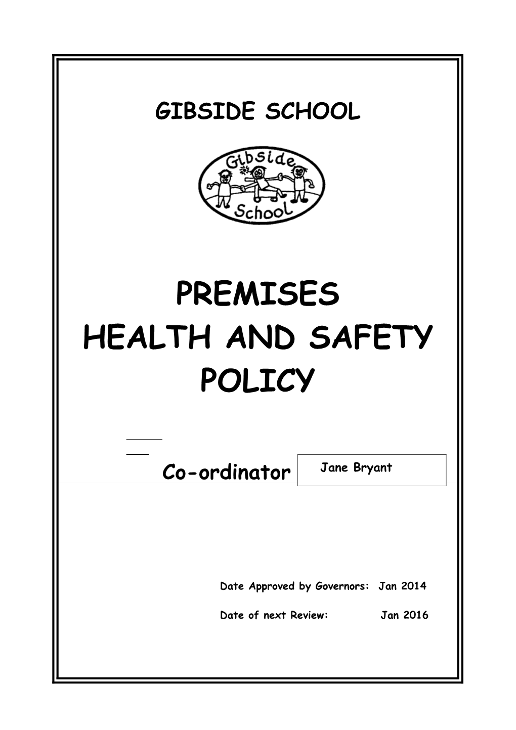 Policy on Health and Safety