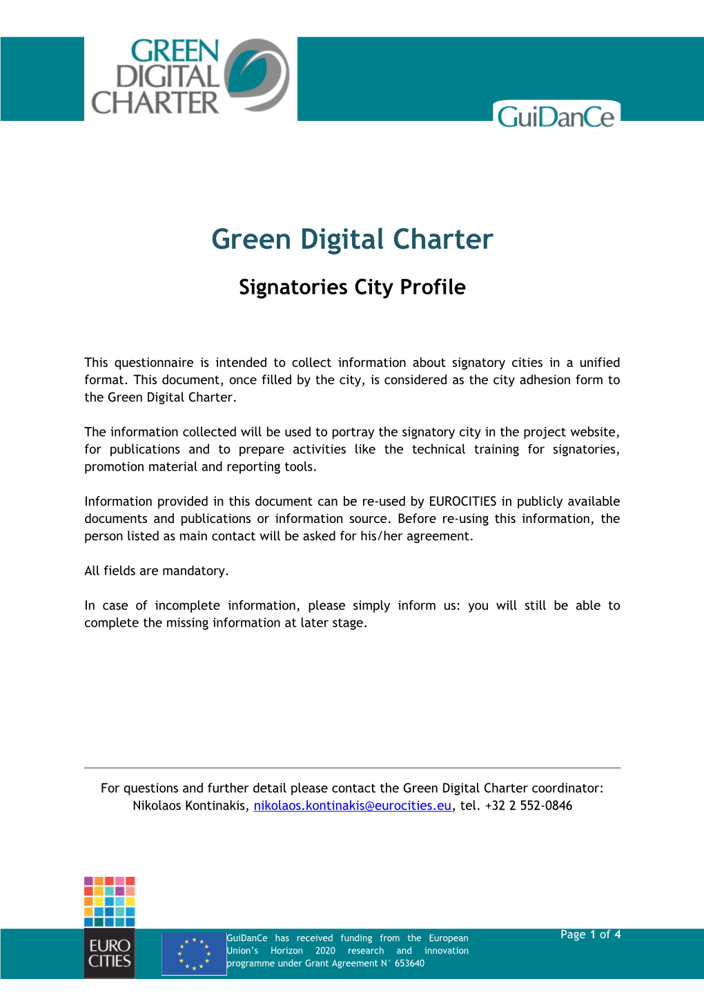 Green Digital Charter
