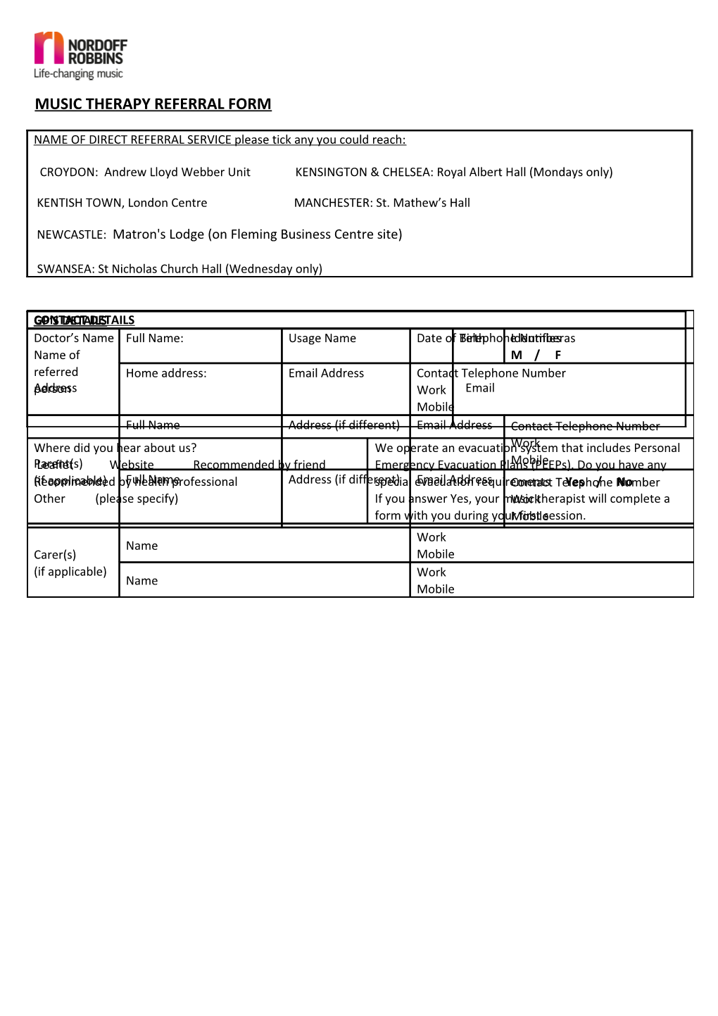 Document Template with Logo Operational Use