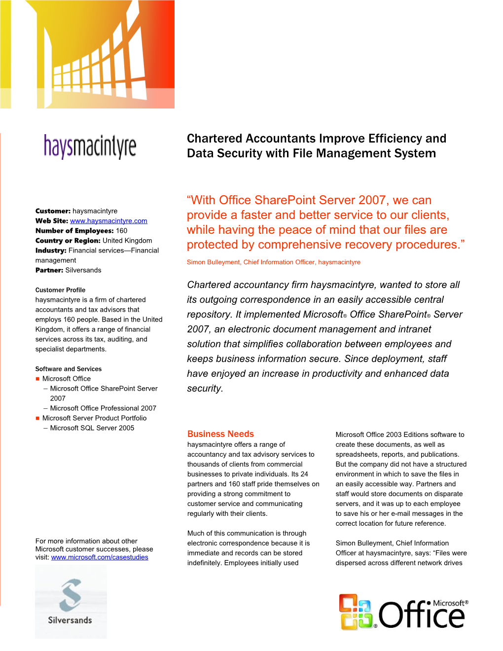Writeimage CSB Chartered Accountants Improve Efficiency and Data Security with File Management
