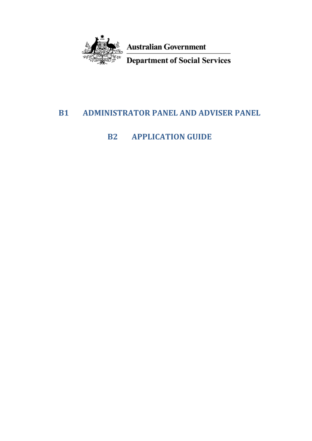 Administrator Panel and Adviser Panel Application Guide