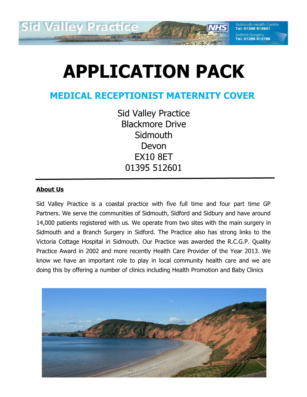 Medical Receptionist Maternity Cover