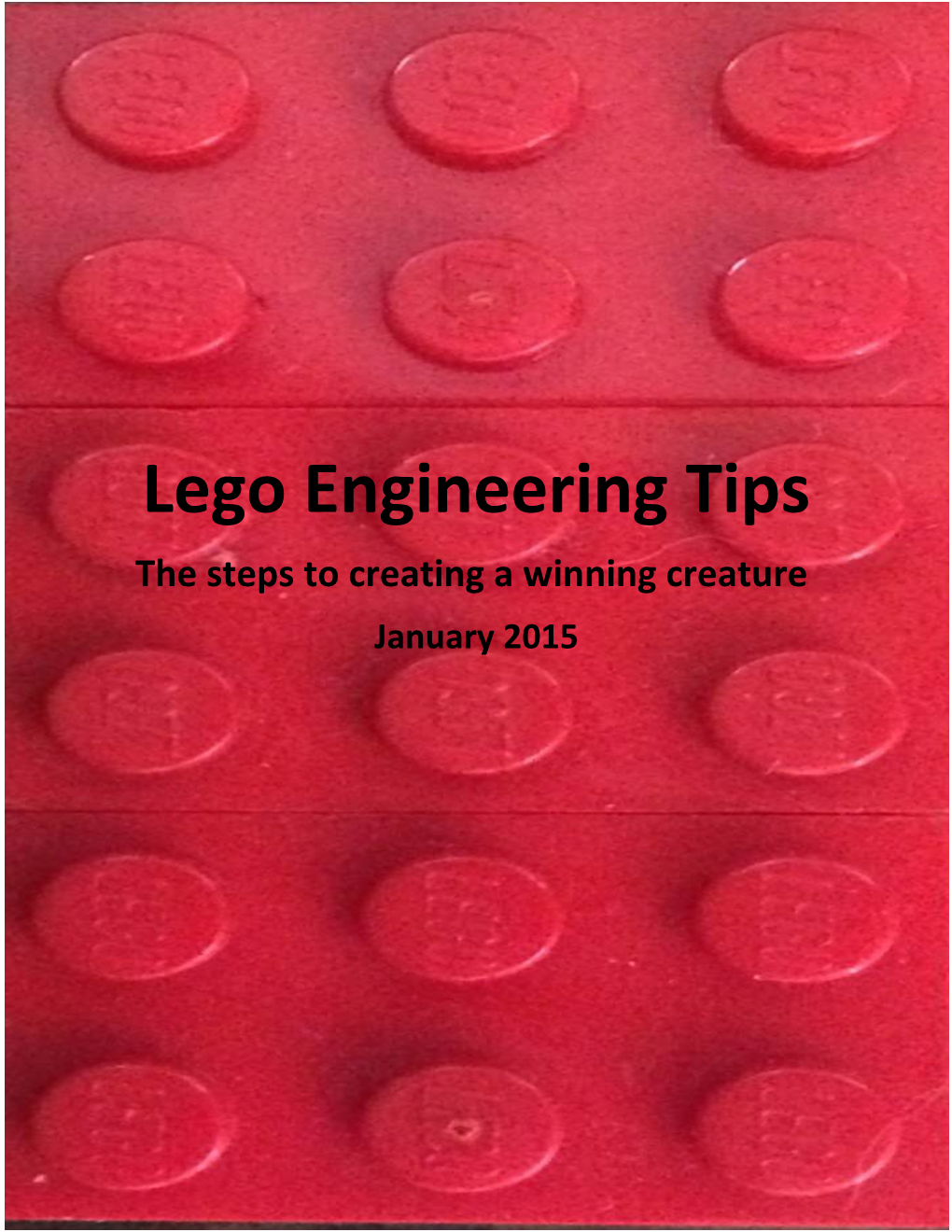 The Steps to Creating a Winning Creature
