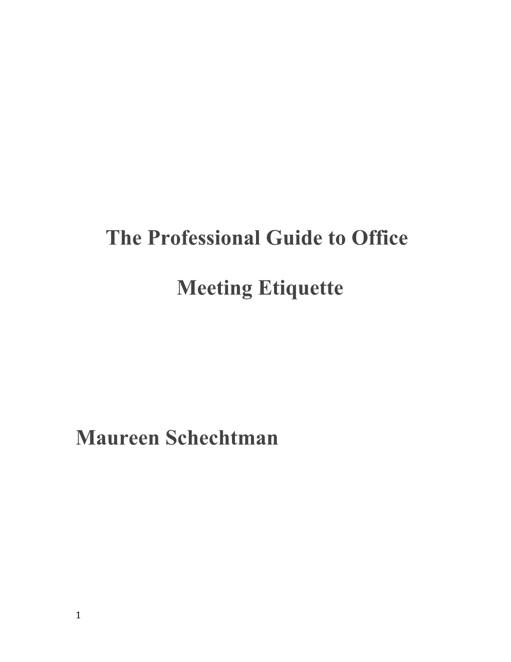 The Professional Guide to Office